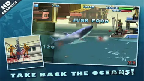 Hungry Shark 3 Free（饥饿的鲨鱼3）