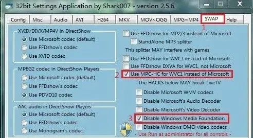 Shark007 Advanced Codecs Shark007 Advanced Codecs