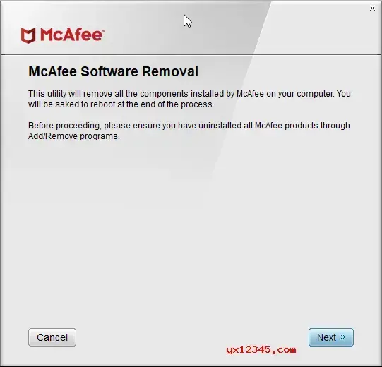 麦咖啡McAfee官方卸载工具