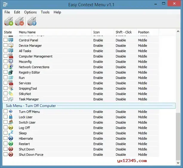 Easy Context Menu