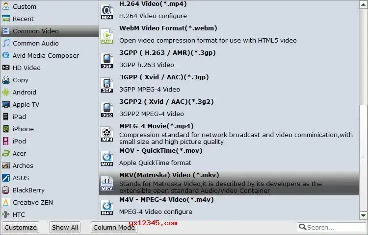 蓝光视频/DVD无损转换器