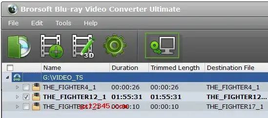 蓝光视频/DVD无损转换器