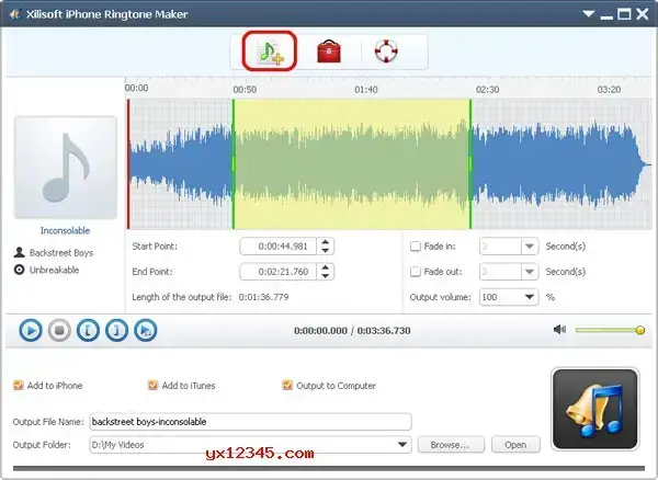 iPhone苹果手机M4R格式铃声制作软件 iPhone苹果手机M4R格式铃声制作软件