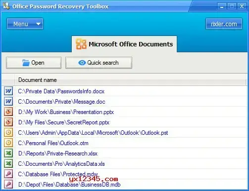 Office Password Recovery Toolbox