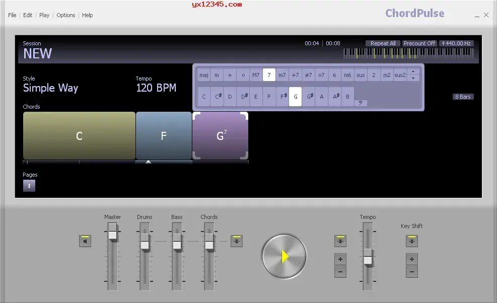 ChordPulse伴奏软件