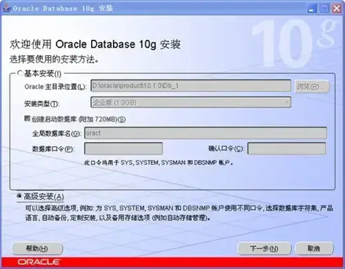 数据库软件oracle10g
