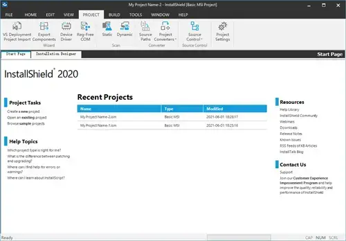 软件安装包开发工具installshield 2020