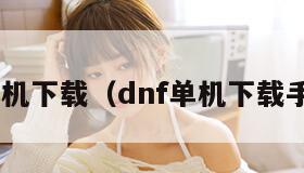 dnf单机下载（dnf单机下载手机版）