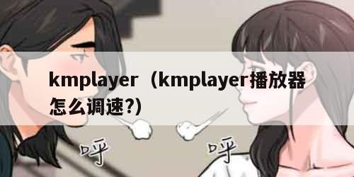 kmplayer（kmplayer播放器怎么调速?）