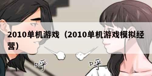 2010单机游戏（2010单机游戏模拟经营）