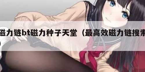 磁力链bt磁力种子天堂（最高效磁力链搜索）