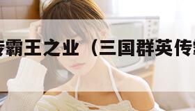 三国群英传霸王之业(三国群英传霸王之业平民攻略) 三国群英传霸王之业(三国群英传霸王之业平民攻略)