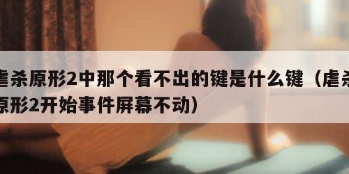 虐杀原形2中那个看不出的键是什么键（虐杀原形2开始事件屏幕不动）