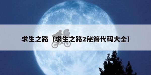 求生之路（求生之路2秘籍代码大全）