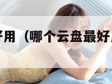 哪个云盘最好用（哪个云盘最好用免费不限速）