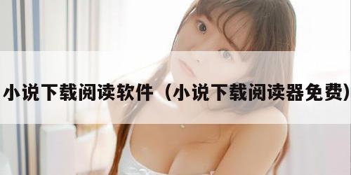 小说下载阅读软件（小说下载阅读器免费）