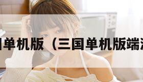 qq三国单机版（三国单机版端游大全）