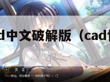 autocad中文破解版（cad快速看图）
