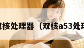 a5双核处理器（双核a53处理器）