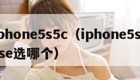 iphone5s5c（iphone5s5cse选哪个）