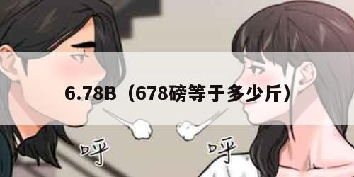 6.78B（678磅等于多少斤）
