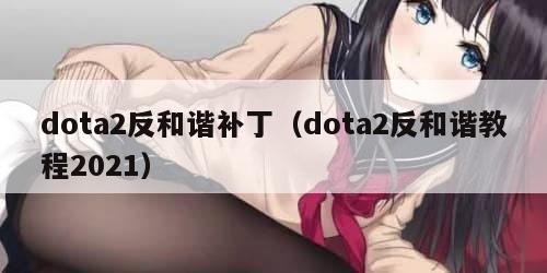 dota2反和谐补丁（dota2反和谐教程2021）