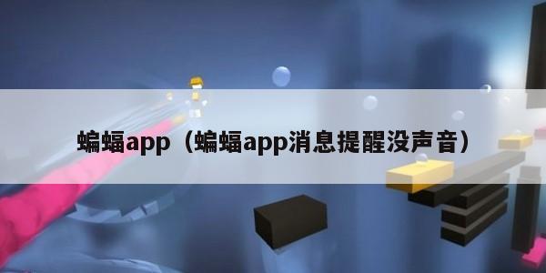 蝙蝠app（蝙蝠app消息提醒没声音）