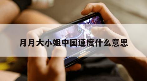 月月大小姐中国速度什么意思 月月大小姐中国速度什么意思