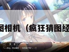 疯狂猜图相机（疯狂猜图经典题目）