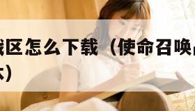 使命召唤战区怎么下载（使命召唤战区怎么下载最新版本）