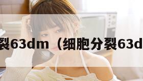细胞分裂63dm（细胞分裂63dm论坛）