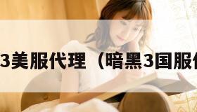 暗黑3美服代理（暗黑3国服代理）