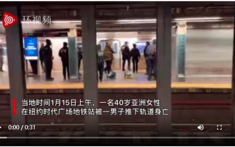 美国亚裔女子被推下站台当场死亡 发生了什么?始末回顾
