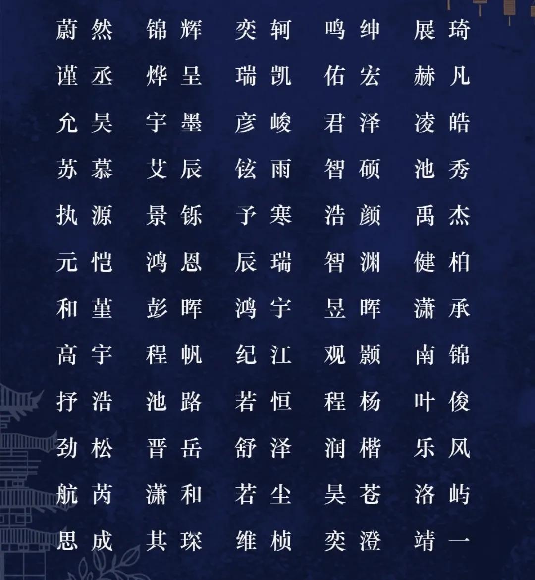 精选300个吉祥如意、百听不厌的男孩名字，女孩名字