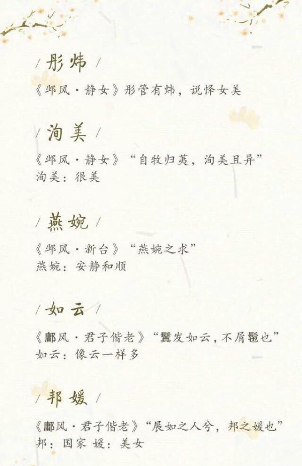 这些名字实在太美了,给宝宝起名可以参考了