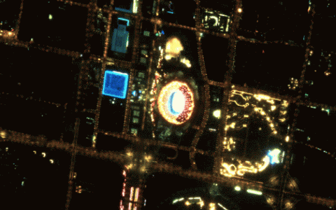 卫星视角俯瞰冬奥闭幕夜 到底是怎样的场面？！