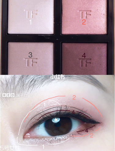 tom  ford  2022新眼影盘 orchid试色 tom  ford眼影盘
