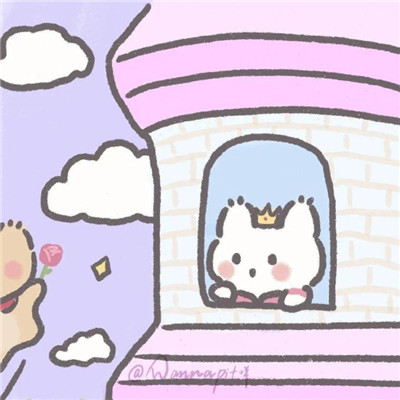 情头动漫 呆萌，动漫情头可爱一对超萌