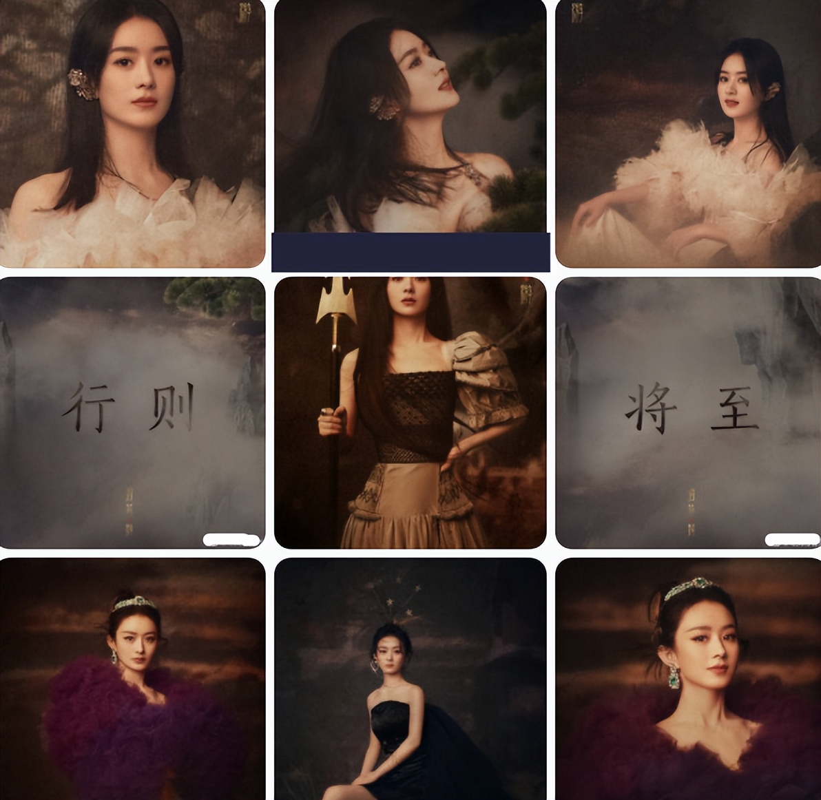 赵丽颖破除整容传闻，新剧预告厚唇没了，山根回凹脸还是有点方