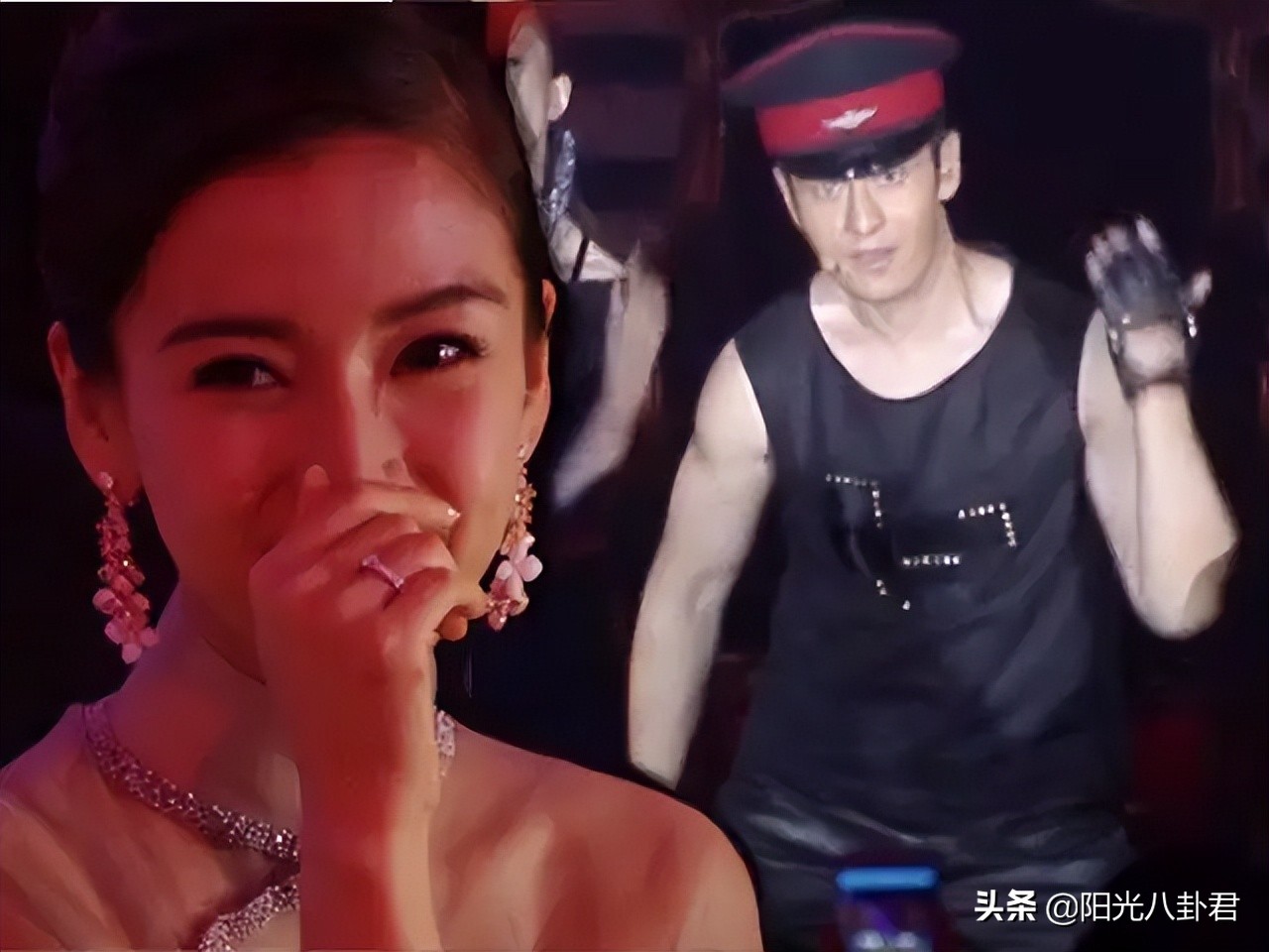 众女星与心仪男星同框名场面，杨幂骑谢霆锋肩上，吴昕见李晨大哭