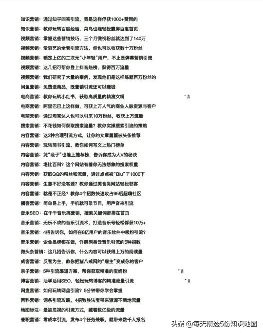全网营销手册：88种引流招数【2.0版】