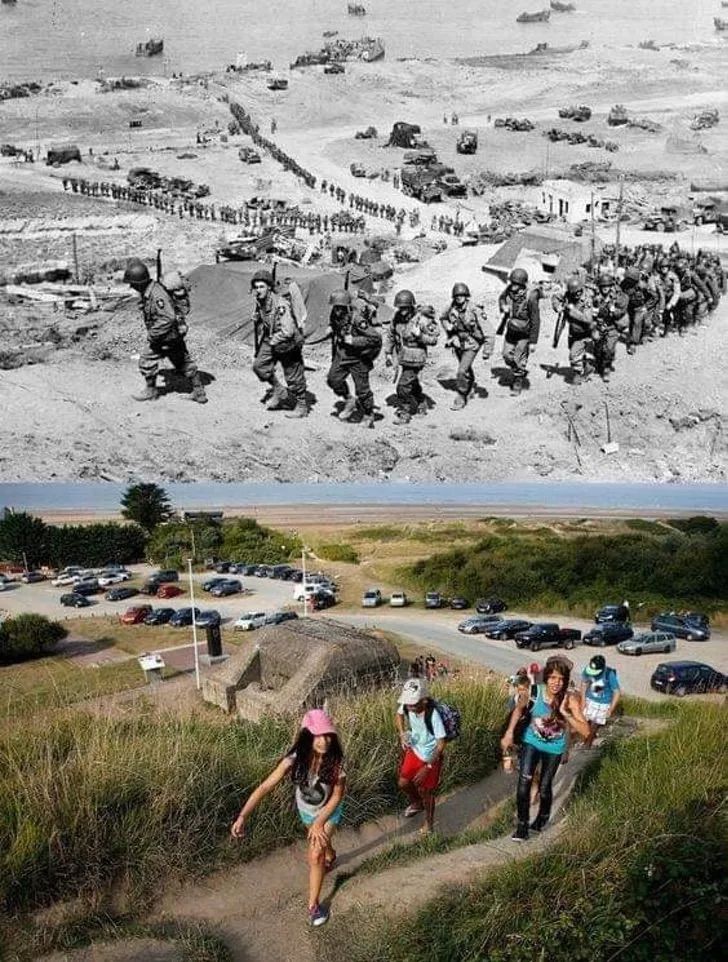 30张过去vs现在的震撼对比照！感受时间的力量…