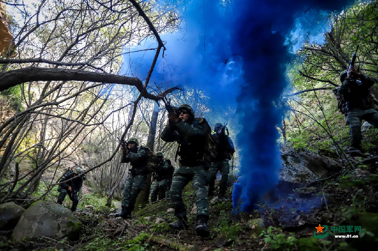 高清大图 | 特战队员训练的震撼瞬间