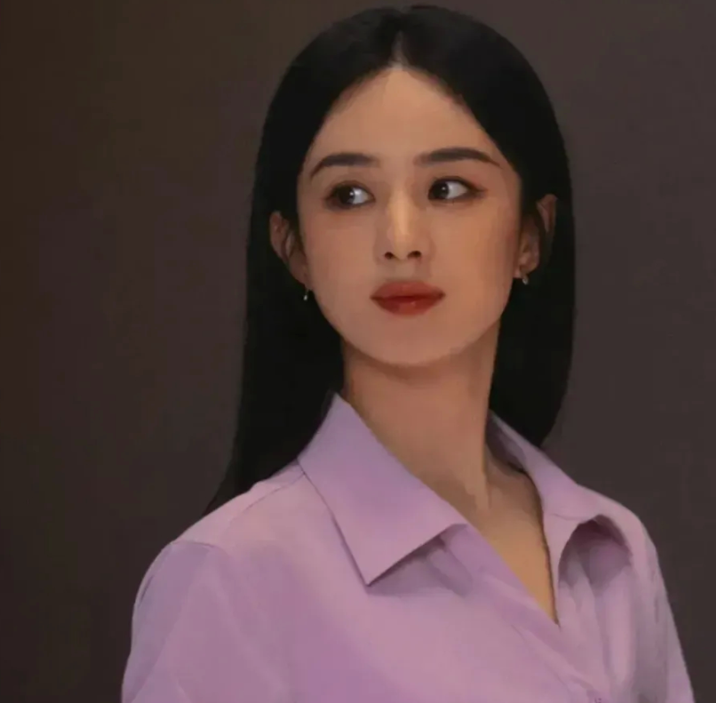 赵丽颖破除整容传闻，新剧预告厚唇没了，山根回凹脸还是有点方