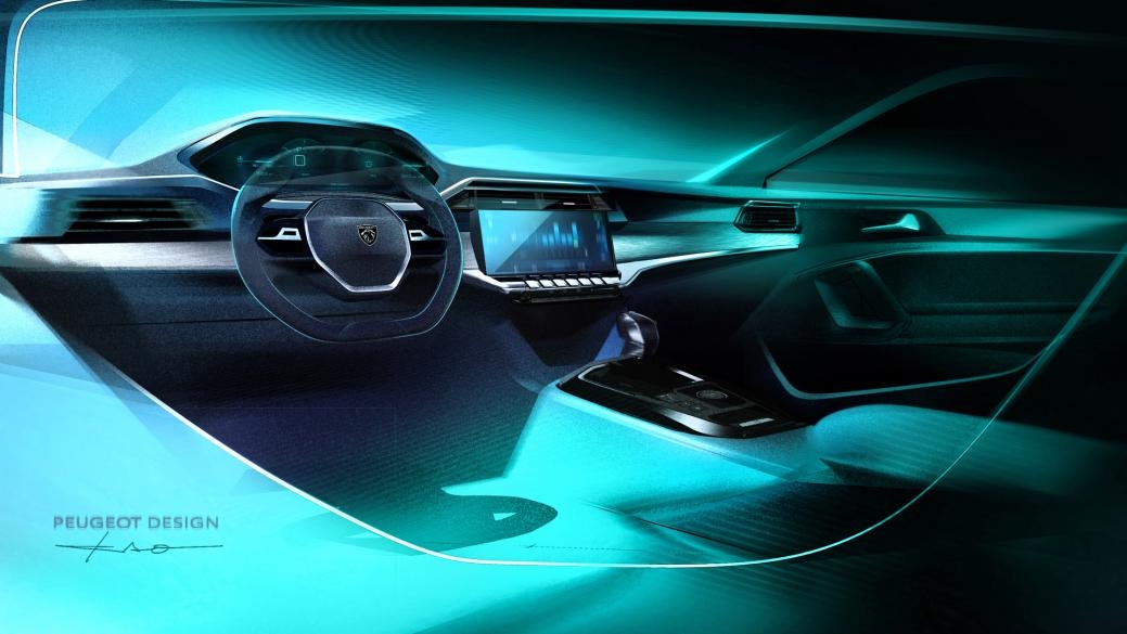 新一代标致408曝光，外观运动，全新雄狮车标太霸气，6月8日亮相