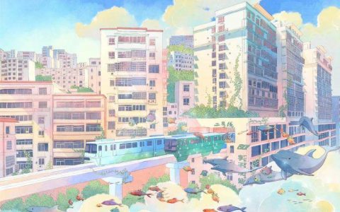 重庆轨道列车“驶入”大楼，袁宇宙中轨道系列的第一个数字收藏在网上发布。