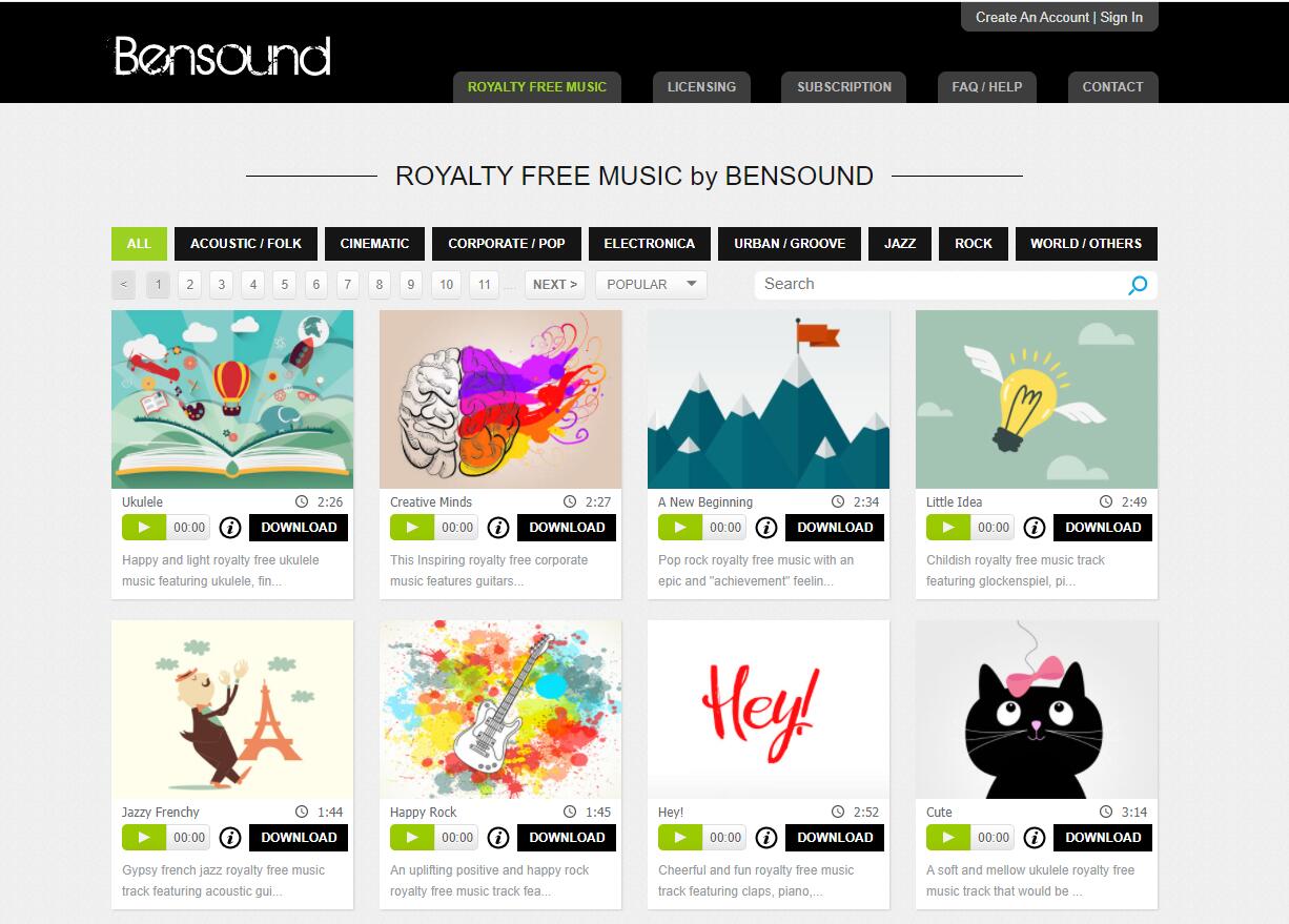 视频剪辑新媒体必备 高质量音乐素材网站推荐