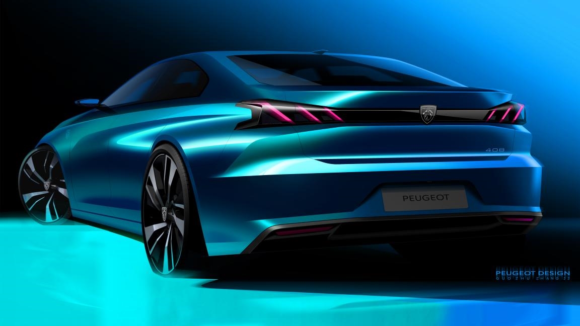 新一代标致408曝光，外观运动，全新雄狮车标太霸气，6月8日亮相