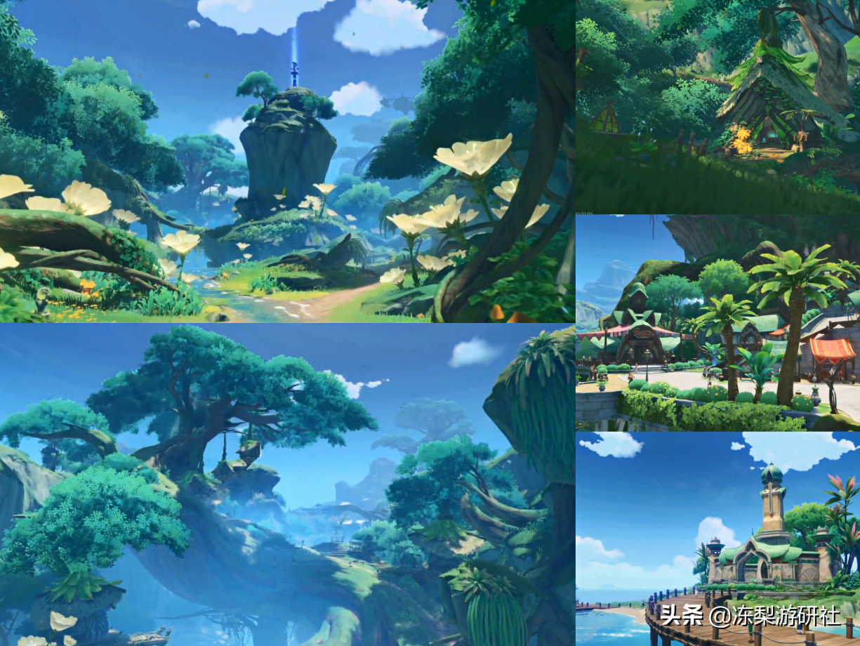 原神：2.8前瞻草神来了，官方曝光须弥实景，万叶可莉宵宫复刻