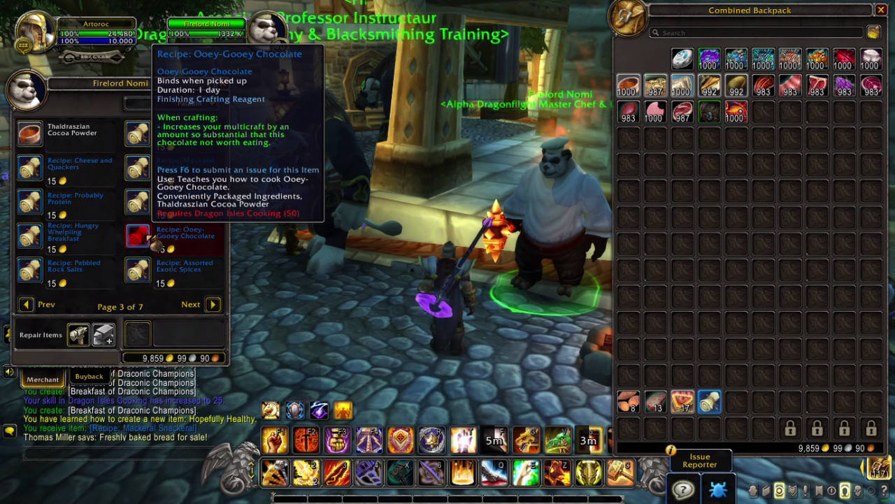 魔兽世界10.0烹饪怎么冲